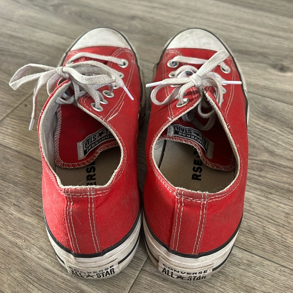 Red Women’s Size 9 Converse Platforms